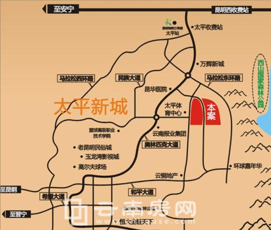 瀾山悅項目區位圖 瀾山悅項目區位圖