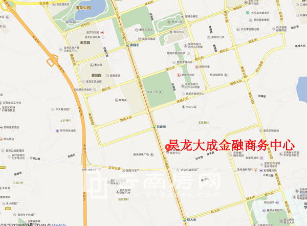 昊龍大成金融商務中心區位圖 昊龍大成金融商務中心區位圖