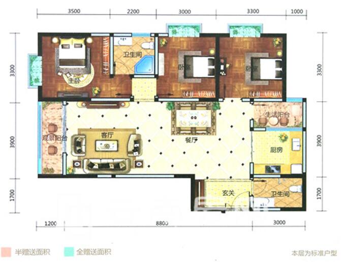 愿景城市廣場(chǎng)6-1戶型圖 愿景城市廣場(chǎng)6-1戶型圖