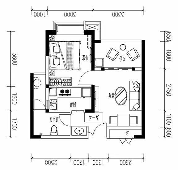 會(huì)展山海灣A-4戶型 會(huì)展山海灣A-4戶型