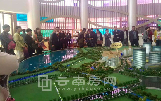 到山海灣看房的人非常多 到山海灣看房的人非常多