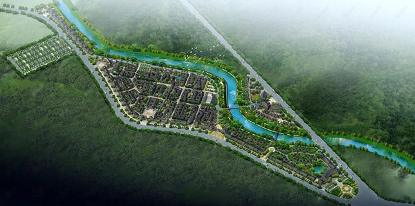 鳳家古 鎮鳥瞰效果圖 鳳家古 鎮鳥瞰效果圖