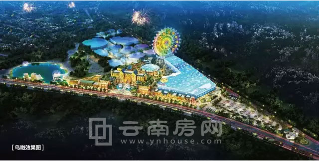 石林冰雪海洋世界鳥瞰圖 石林冰雪海洋世界鳥瞰圖