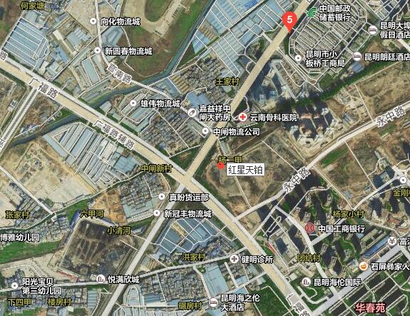 紅星天鉑地塊位置 紅星天鉑地塊位置