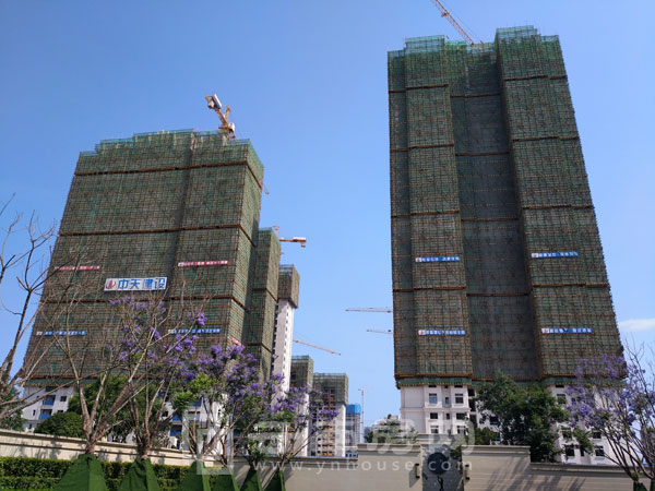 萬科云子施工進度實景 萬科云子施工進度實景