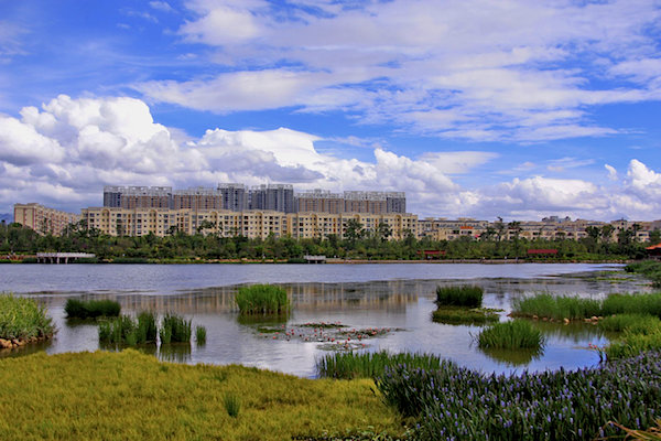 超前建設的呈貢新城 超前建設的呈貢新城