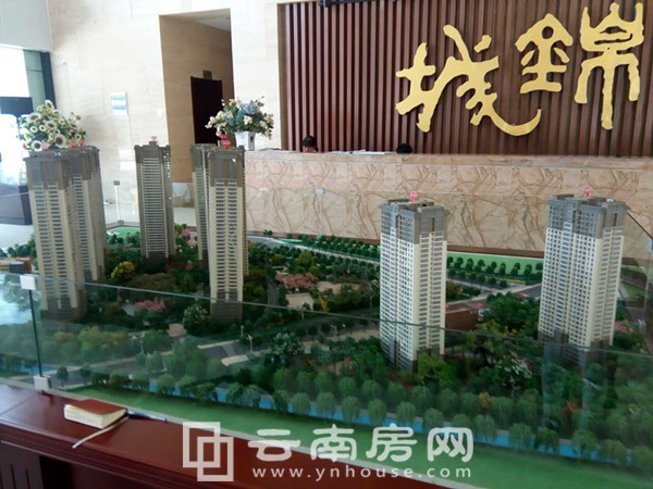 錦城一期地塊沙盤圖 錦城一期地塊沙盤圖