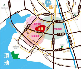 恒大云報華府交通圖 恒大云報華府交通圖