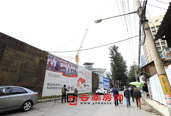 云南飯店工地外圍(攝于11月3日) 云南飯店工地外圍(攝于11月3日)