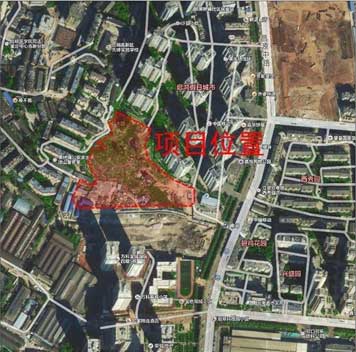 假日城市二期地塊位置(源于規劃公示) 假日城市二期地塊位置(源于規劃公示)