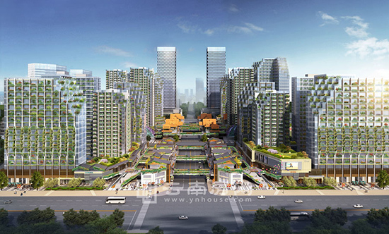 孔雀鎮項目全業態效果圖 孔雀鎮項目全業態效果圖