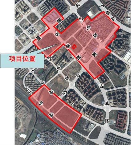 普自社區城改項目位置 普自社區城改項目位置