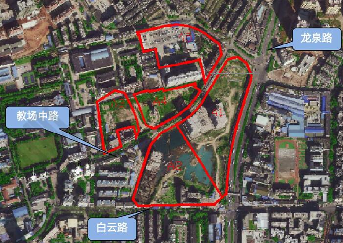 原沸城項目地塊規劃圖 原沸城項目地塊規劃圖