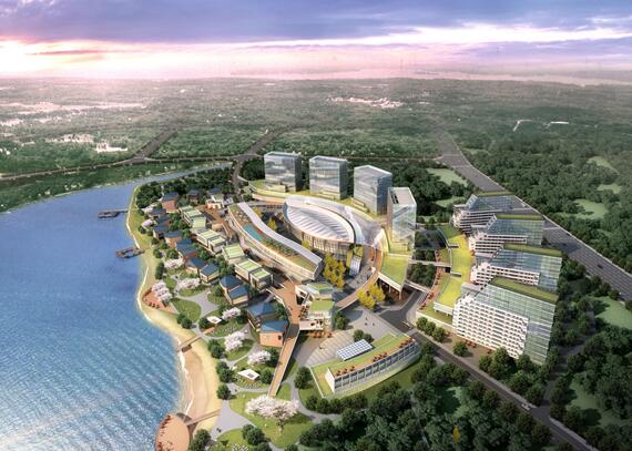 白沙河商業中心效果圖 白沙河商業中心效果圖