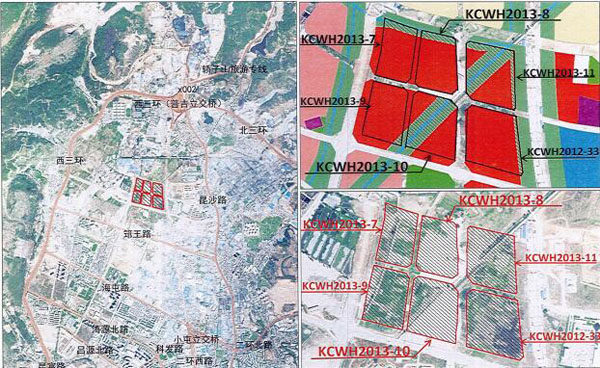 西北新城地塊出讓位置 西北新城地塊出讓位置