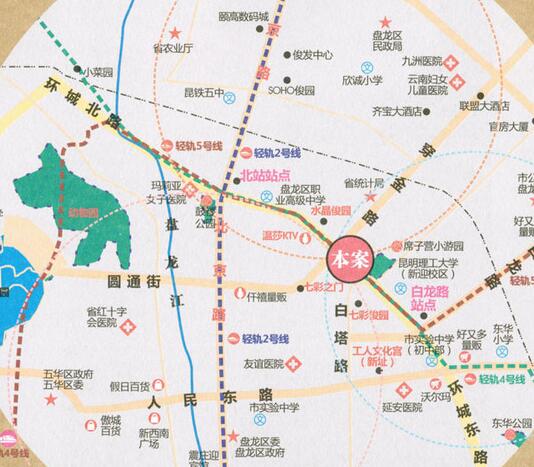 八面風當初宣傳時的交通圖 八面風當初宣傳時的交通圖