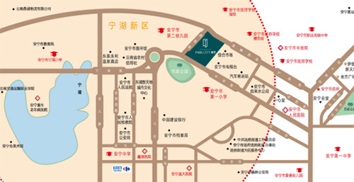 中梁博翠交通圖 中梁博翠交通圖