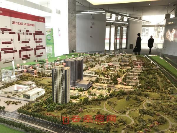 萬科魅力之城整體沙盤圖 萬科魅力之城整體沙盤圖