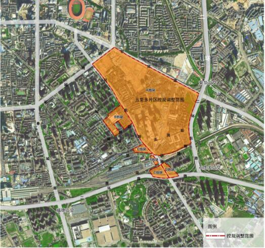 五里多片區城中村改造項目位置 五里多片區城中村改造項目位置