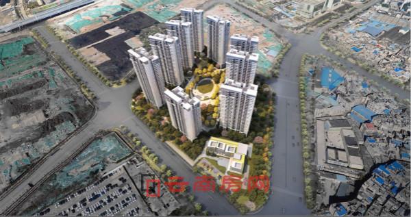 萬科城·萬科西望小區(qū)鳥瞰圖 萬科城·萬科西望小區(qū)鳥瞰圖