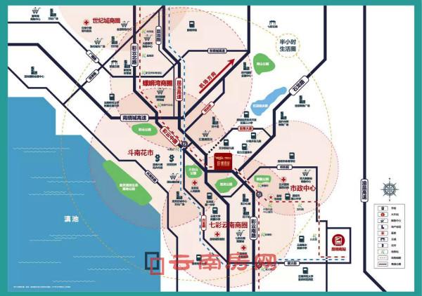 實力錦云府區位圖 實力錦云府區位圖