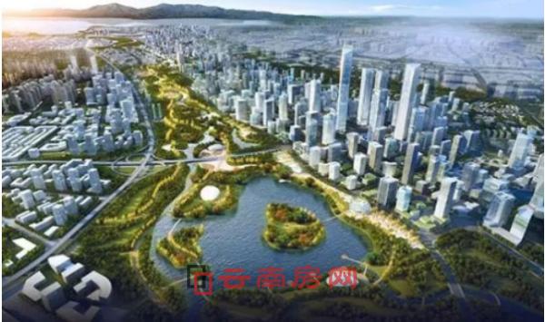 巫家壩和滇池會展板塊——昆明奔向滇池最佳意象 巫家壩和滇池會展板塊——昆明奔向滇池最佳意象