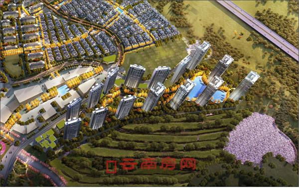 金茂國際新城鳥瞰圖 金茂國際新城鳥瞰圖