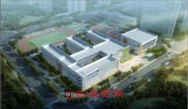 呈貢斗南第四小學實景鳥瞰圖 呈貢斗南第四小學實景鳥瞰圖