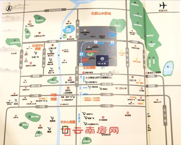 俊發逸璟峰區位圖 俊發逸璟峰區位圖