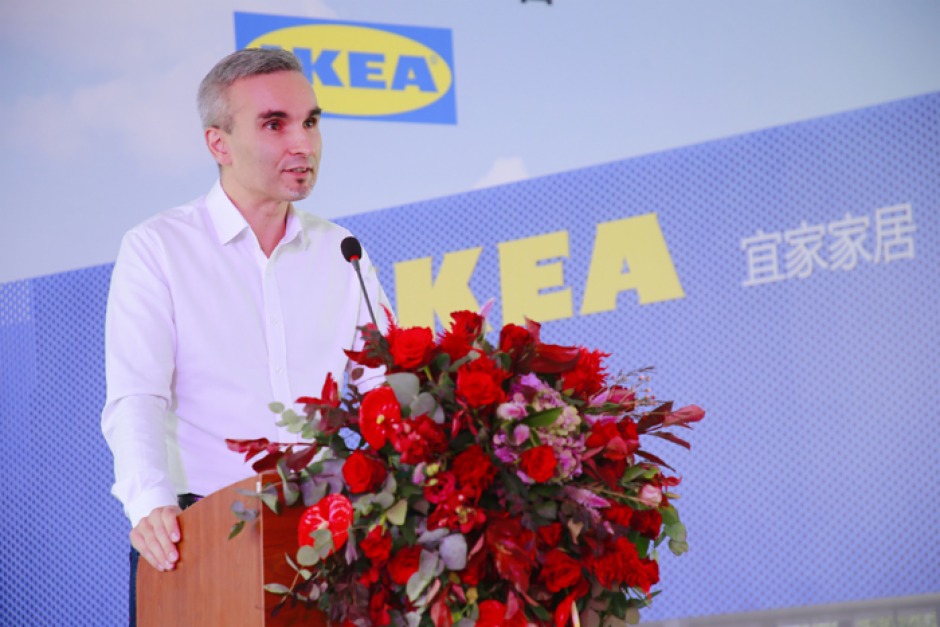 宜家中國區域總監盧卡斯先生 宜家中國區域總監盧卡斯先生