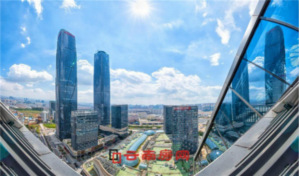 萬達昆明雙塔實景 萬達昆明雙塔實景