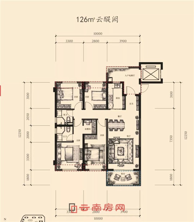 中南碧桂園樾府二期“云醍闕”戶型 中南碧桂園樾府二期“云醍闕”戶型