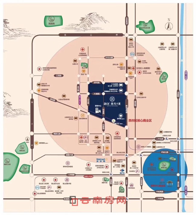 融創(chuàng)春風(fēng)十里區(qū)位圖 融創(chuàng)春風(fēng)十里區(qū)位圖