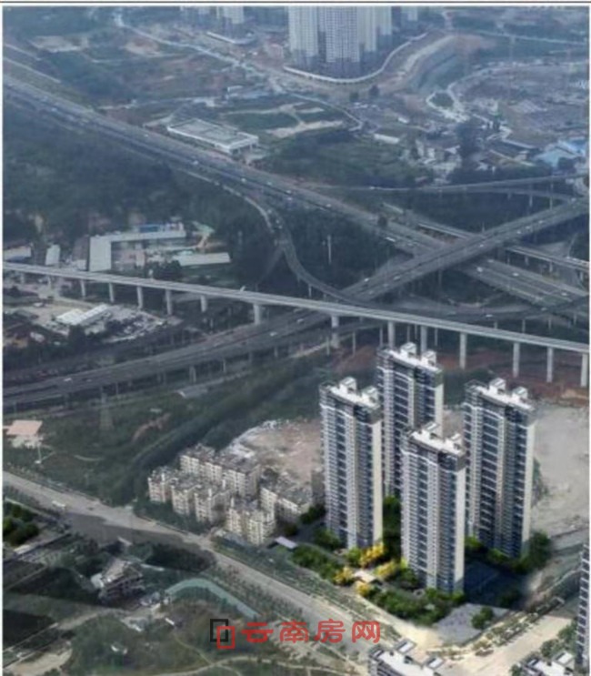 保利城過規KCGD2018-24號地塊實景鳥瞰圖 保利城過規KCGD2018-24號地塊實景鳥瞰圖