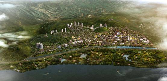 撫仙湖•廣龍小鎮(zhèn)整體效果圖 撫仙湖•廣龍小鎮(zhèn)整體效果圖