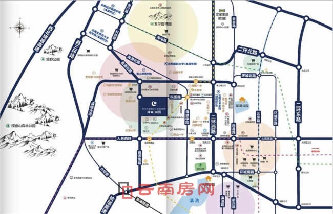 綠城誠園區位圖 綠城誠園區位圖