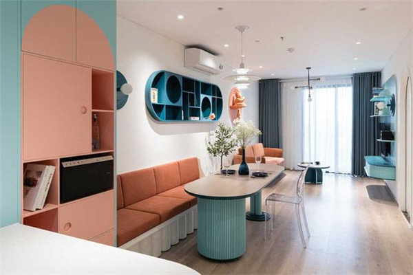 89㎡兩居室,竟然沒有一根直線條,做法值得借鑒 89㎡兩居室,竟然沒有一根直線條,做法值得借鑒