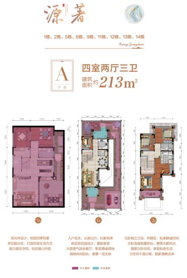戶型圖1/2/3 戶型圖1/2/3