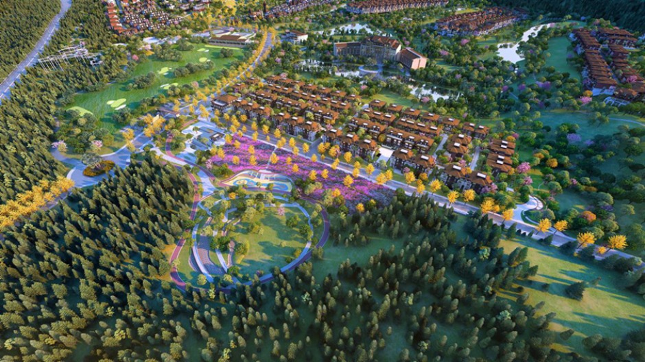 子君山麓城示范區效果圖 子君山麓城示范區效果圖