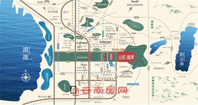 中國鐵建·山語桃源項目區位示意圖 中國鐵建·山語桃源項目區位示意圖