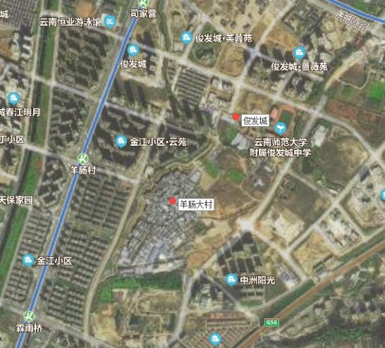 羊腸大村靠近俊發(fā)城 羊腸大村靠近俊發(fā)城