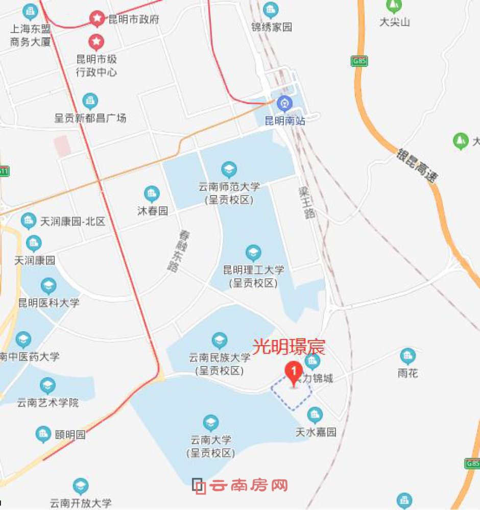 光明璟宸區位圖,緊鄰3所高校 光明璟宸區位圖,緊鄰3所高校