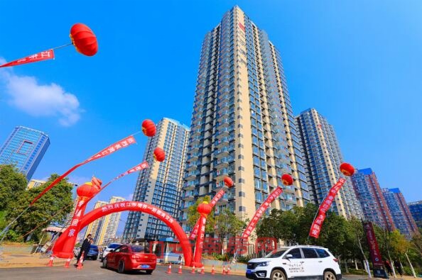 江東境界一期交房現場實景圖 江東境界一期交房現場實景圖