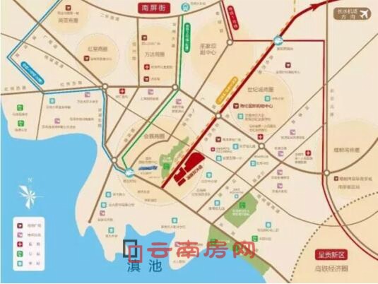 恒大玖瓏灣區位示意 恒大玖瓏灣區位示意