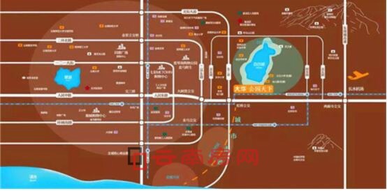 大華公園天下項目區位圖 大華公園天下項目區位圖