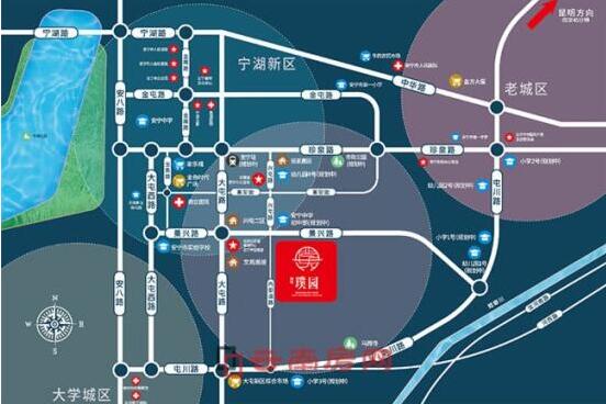 瑞倫璞園項目占據安寧大屯新區的核心位置 瑞倫璞園項目占據安寧大屯新區的核心位置