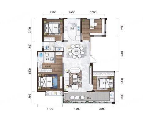 約137㎡戶型圖 約137㎡戶型圖
