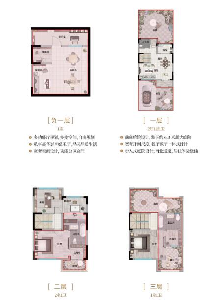 浩創·悅山湖“悅湖青岸”別墅戶型圖 浩創·悅山湖“悅湖青岸”別墅戶型圖