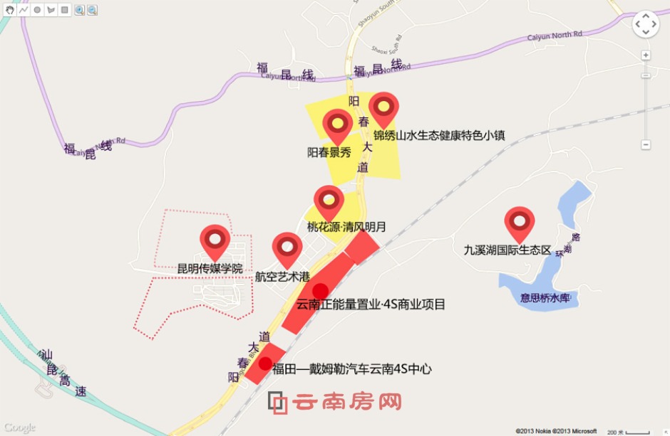 七甸片區(qū)現(xiàn)有項目位置示意圖,開發(fā)逐漸火熱 七甸片區(qū)現(xiàn)有項目位置示意圖,開發(fā)逐漸火熱