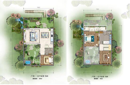 約115平米的疊拼戶型 約115平米的疊拼戶型
